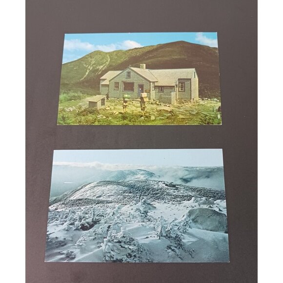 Bromley & Company, Inc. Other - 2 Postcards Greenleaf Hut Franconia Notch NH White Mts AMC Mt. Lafayette Unpost